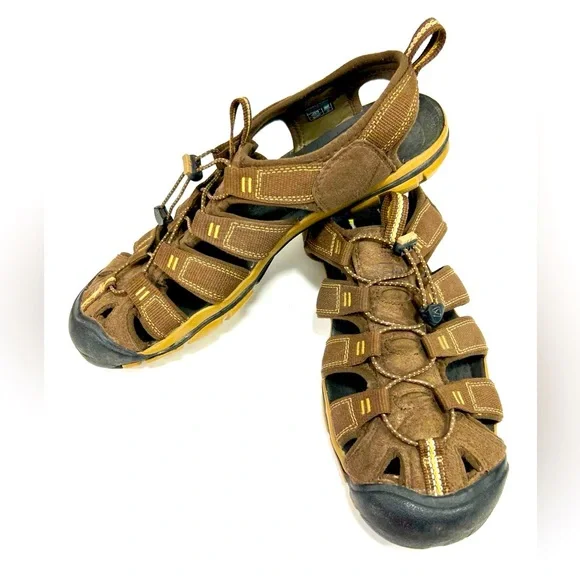 Men’s KEEN Closed-Toe Sandals Size 10.5 KEEN Newport H2 Closed Toe Water Sandals Raven/Aluminum Grey  main image 3